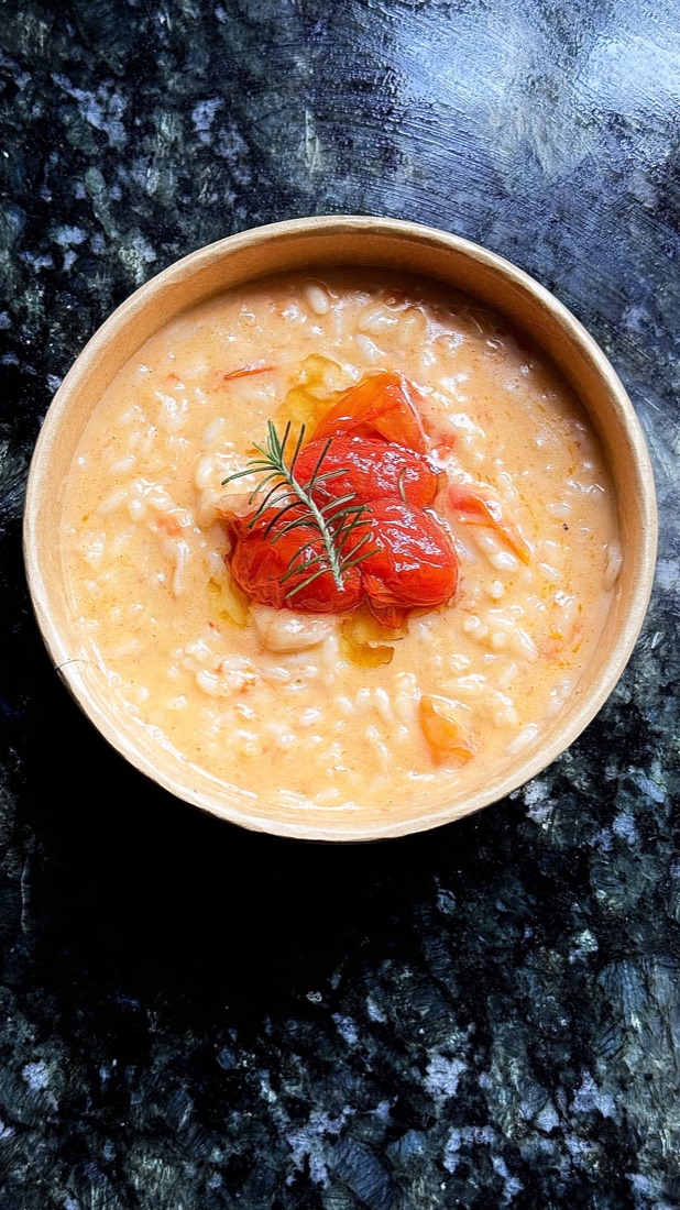 Risotto Rosé de Camarão